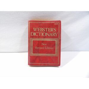 Vintage Webster's Dictionary, New Revised Edition, School & Office, 1978